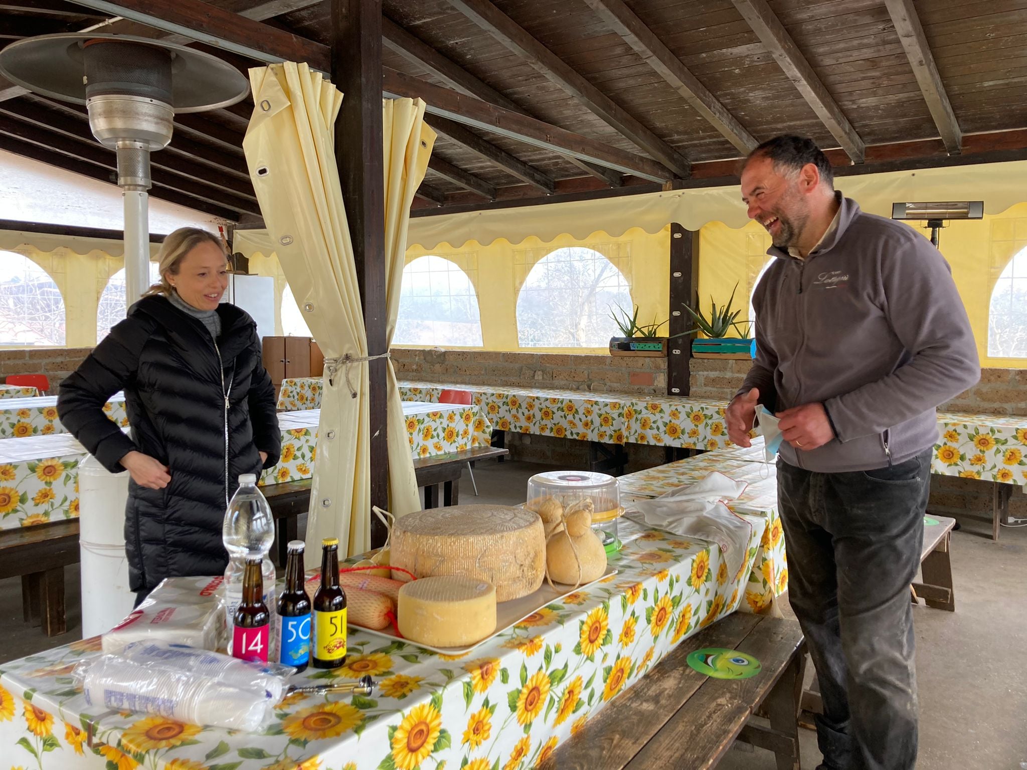 IL VICESINDACO E L’ASSESSORE DI FIUMICINO IN VISITA ALLA FATTORIA