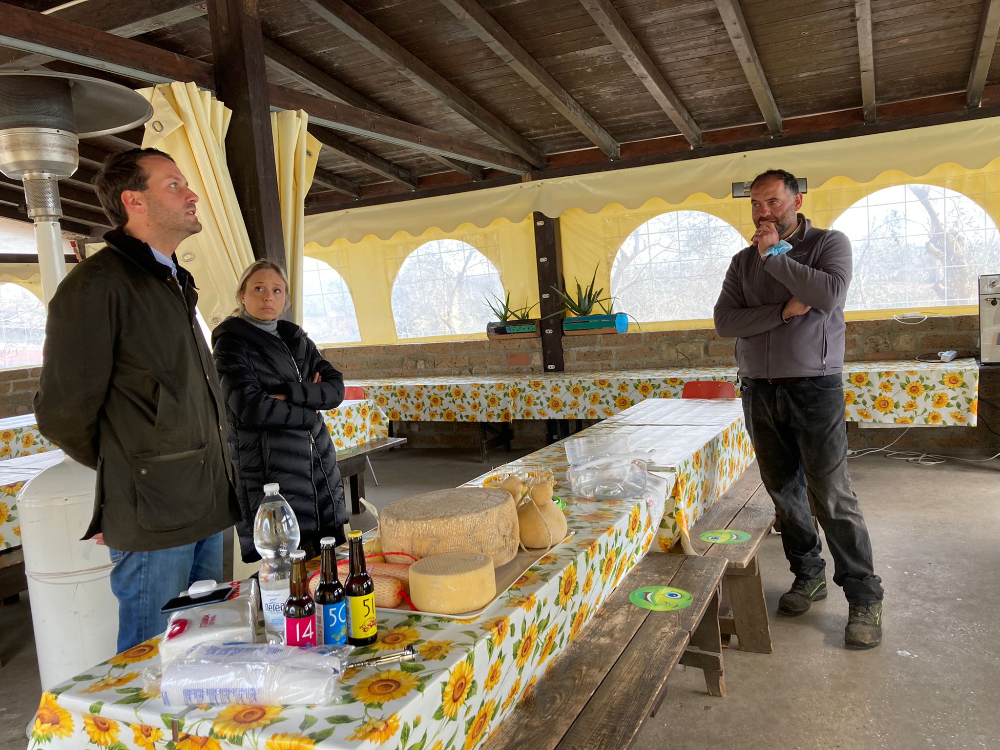IL VICESINDACO E L’ASSESSORE DI FIUMICINO IN VISITA ALLA FATTORIA