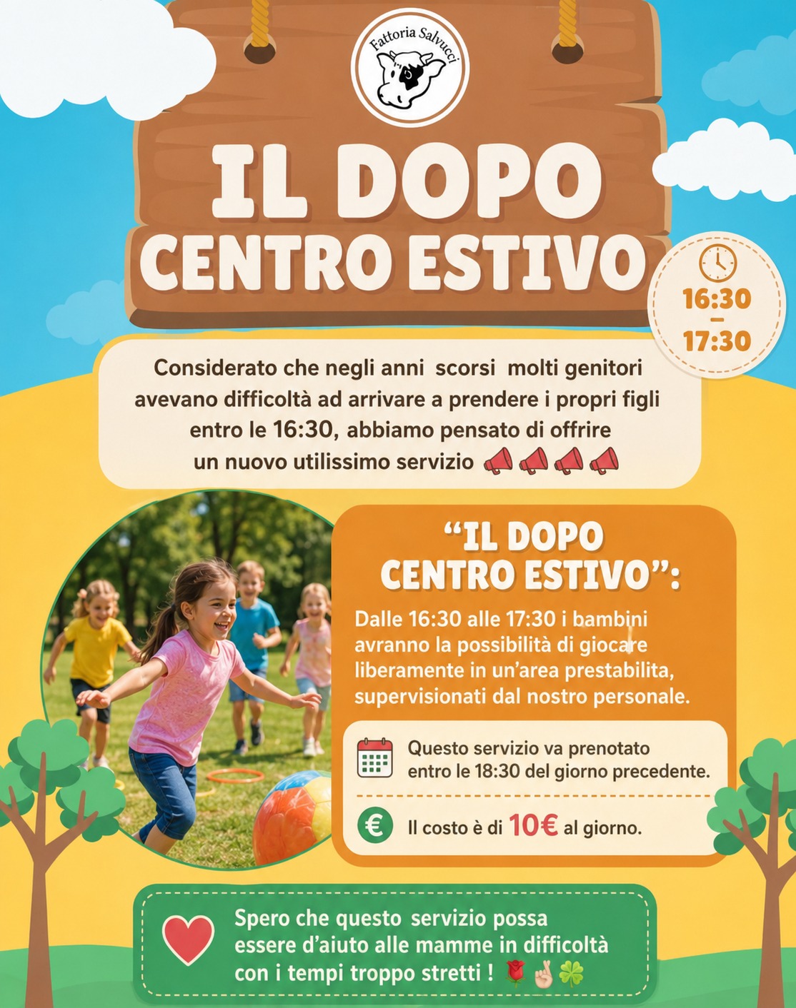 IL DOPO CENTRO ESTIVO